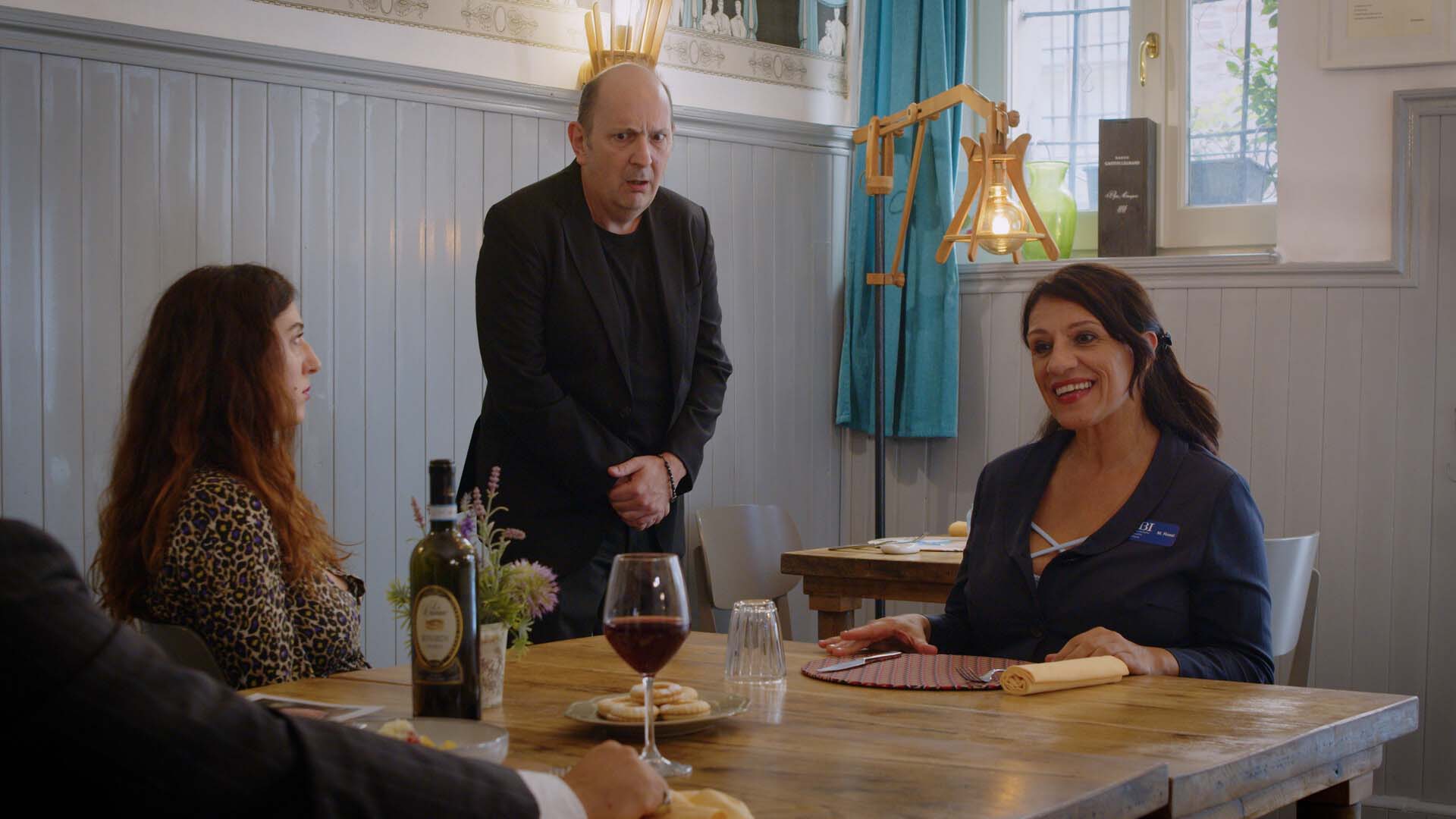 Deborah Bobba (Left) Fulvio D'Amico (Middle) and Sonia Barbadoro (Right) in 'Ms. Rossi Meets the Mob'